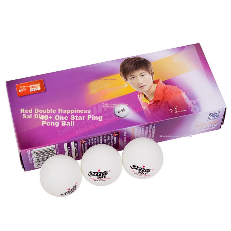Sai Di 40+ One Star White, 1 Star Table Tennis Ball, ABS New Material, Sewn Ball, White (Pack of 10)