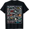 I Will Read Books On A Boat Library Bookworm Funny Reading T-Shirt