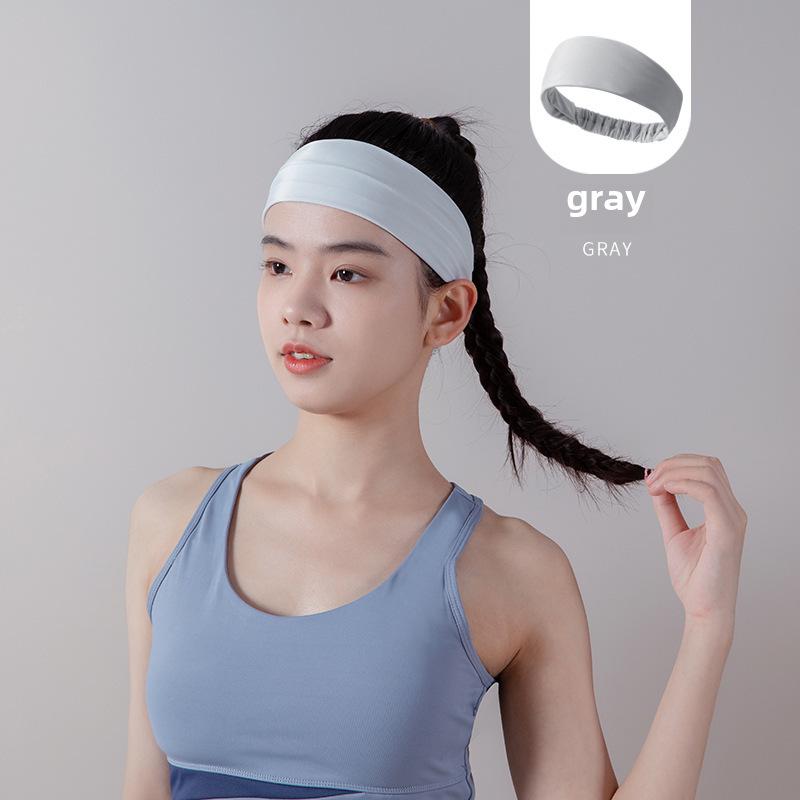 Sports Headband, Workout Headband for Women Men, Yoga Running Fitness Elastic Sweatband, Quick Dry Non-Slip Headscarf