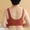 Women's Front Zipper Plus Size Bra Vest Style Bra