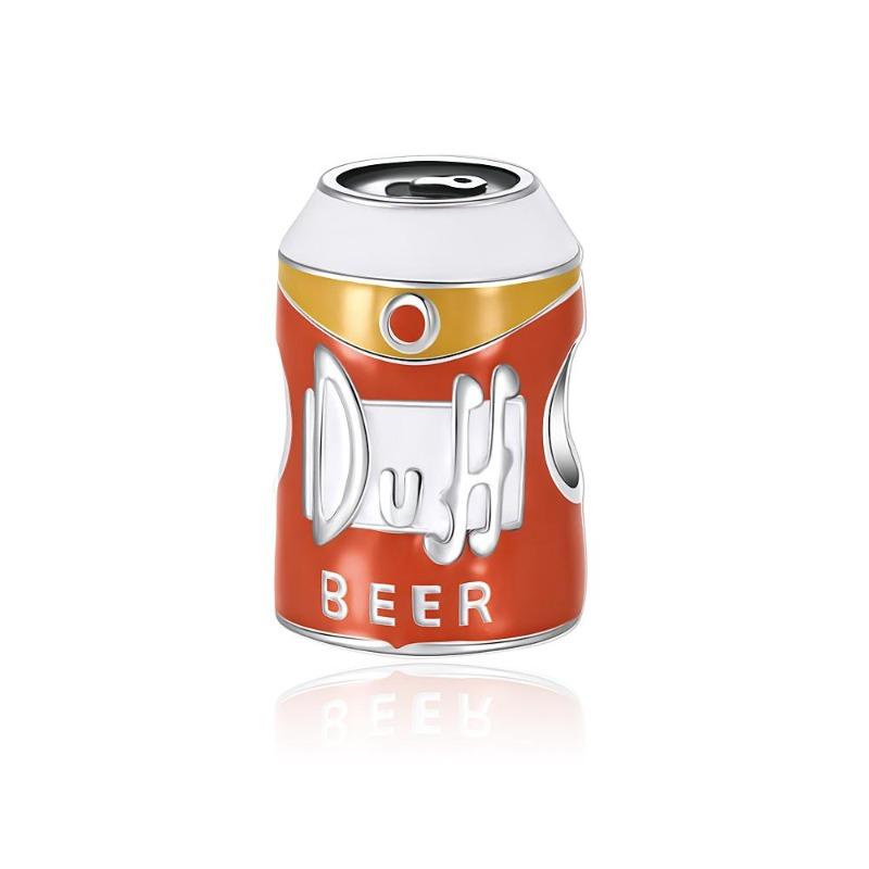Copper Coffee Cup Honey Can Beverage Bottle Birthday Cake Talisman Fit For Original Bracelet Diy Women'S Jewelry