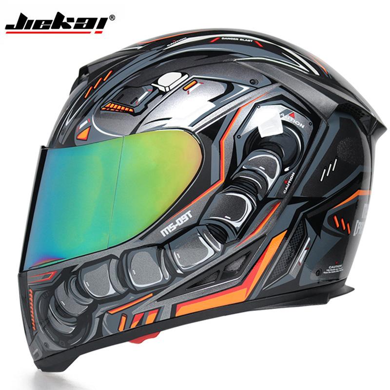 Electric Vehicle Bicycle Helmet Men's and Women's Full Helmet Full Cover Type Personalized Four-season Double Lens Warm Anti-fog Cap