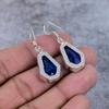 Tanzanite Quartz Gemstone 925 Sterling Silver Jewelry Earring 1.58" M-369