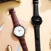Moderne Herrenuhr, Ultradünn mit Datum, Nicht-mechanische Quarzuhr, Business-Stil, Hochwertige Attraktive Uhr, Herren