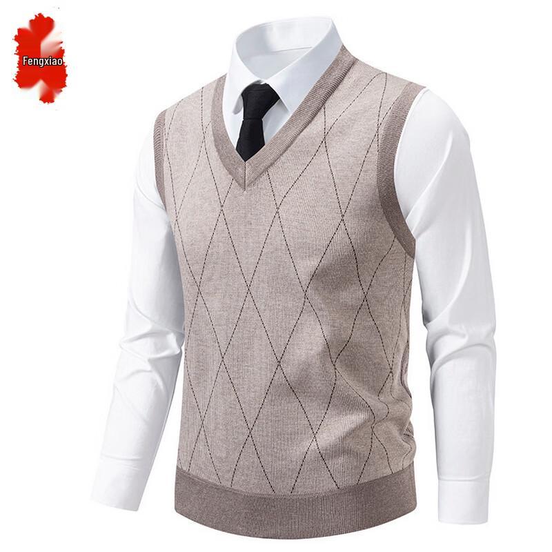 Men s Sleeveless Knitted Sweater Vest 120