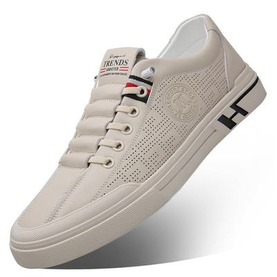 Manantiaar Size Solid Dance Men's Sneakers, Beige, 26.5cm, Skin-Tone, Color, Gift, In-Shoes,