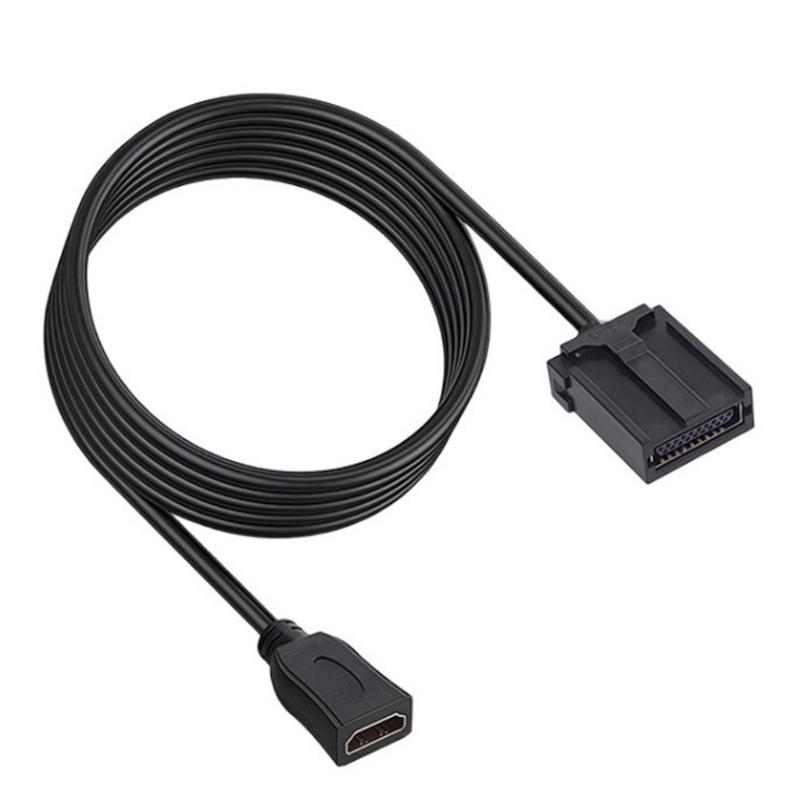 Automotive Cable for Car Sound Video Entertainment Display HDTV Male/Female to Type E Converter for Vehicle Automobile