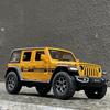 1/22 Jeeps Wrangler Rubicon Alloy Diecasts & Toy Vehicles Metal Toy Car Model Sound and Light Pull Back Collection Kids Toy Gift