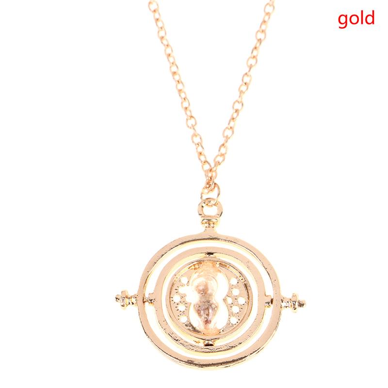 

Movie Peripheral Time Converter Hourglass Necklace for gifts золотой
