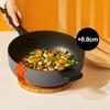 MEYER BAUHAUS Induction Nonstick Wok Pan (26cm) No PFOA Grey