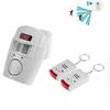 Wireless Burglar Alert System - Dual Remote Infrared Motion Sensor Alarm for Indoor Outdoor Home Security Garage Door Monitor