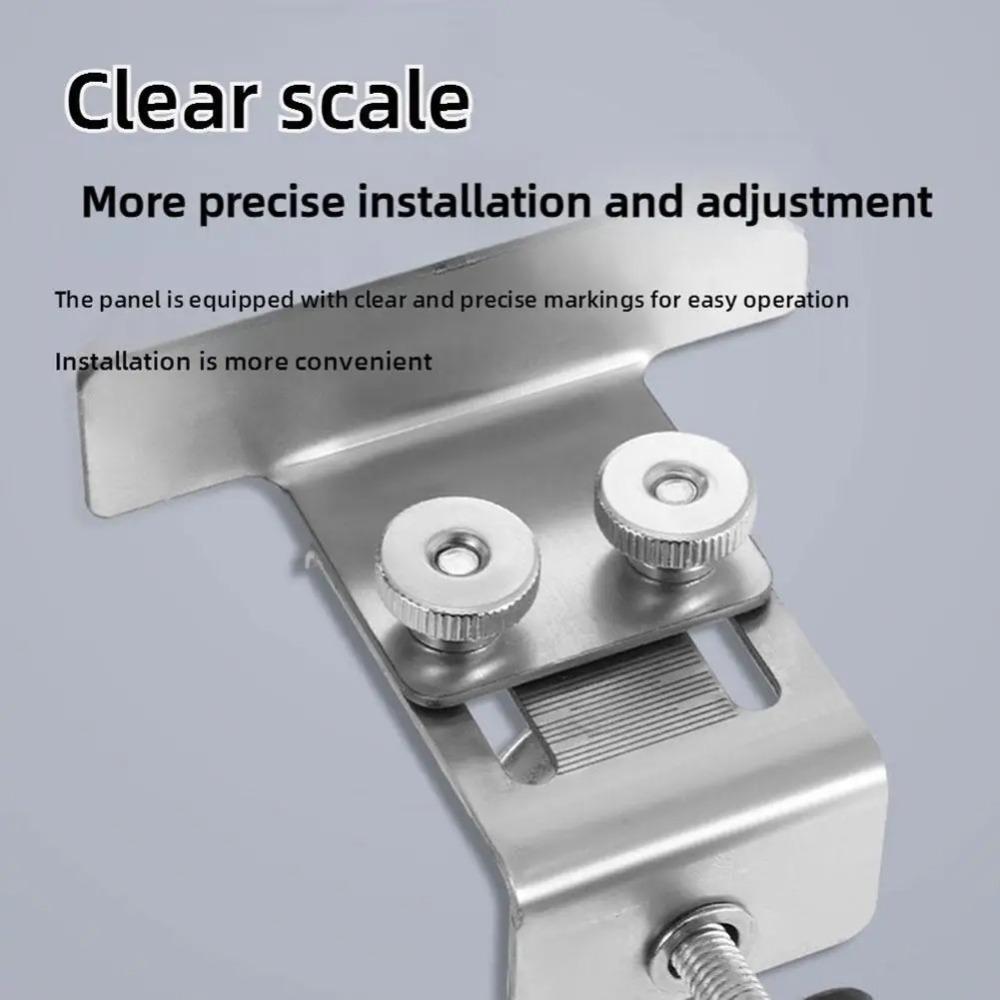 Adjustable Cabinet Door Mounting Jig Stainless Steel Cabinet Installation Positioner  Woodworking