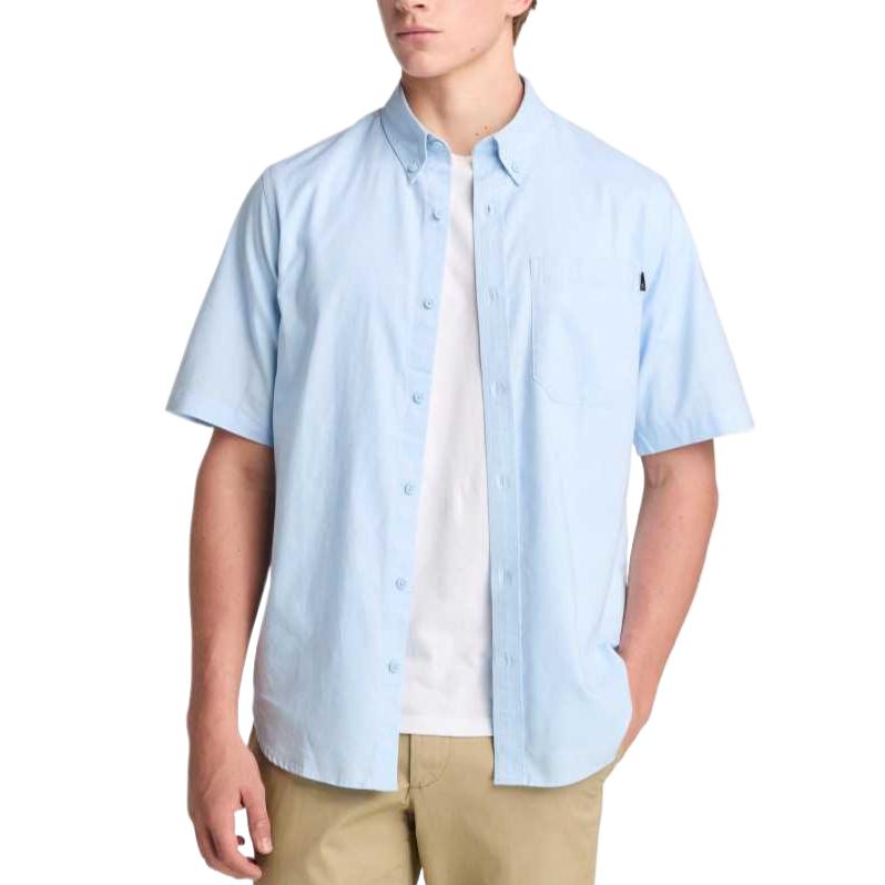 Timberland Button-Down Fitted Short Sleeve Shirt Men shirts TB0A6AX8B021 M