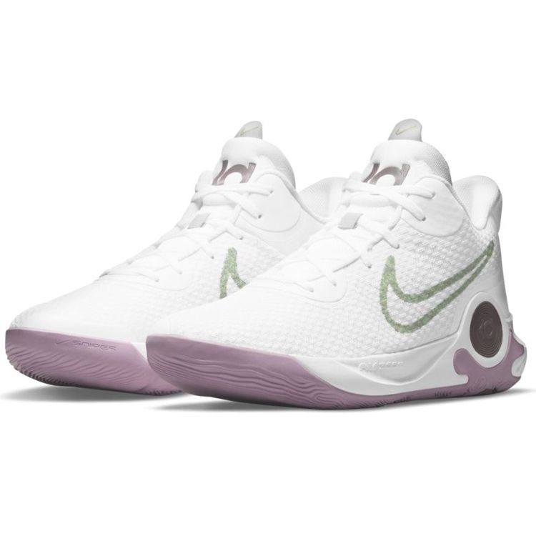 Nike KD Trey 5 IX EP White Purple Men's Basketball Shoes DJ6922-100