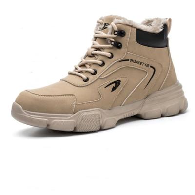 Winter Arbeitssicherheitsschuhe Herren Sicherheitsstiefel Durchtrittsicher Anti-Quetsch Arbeitsschuhe Sneaker Stahlkappenschuhe Herren Arbeitsstiefel Unzerstörbar
