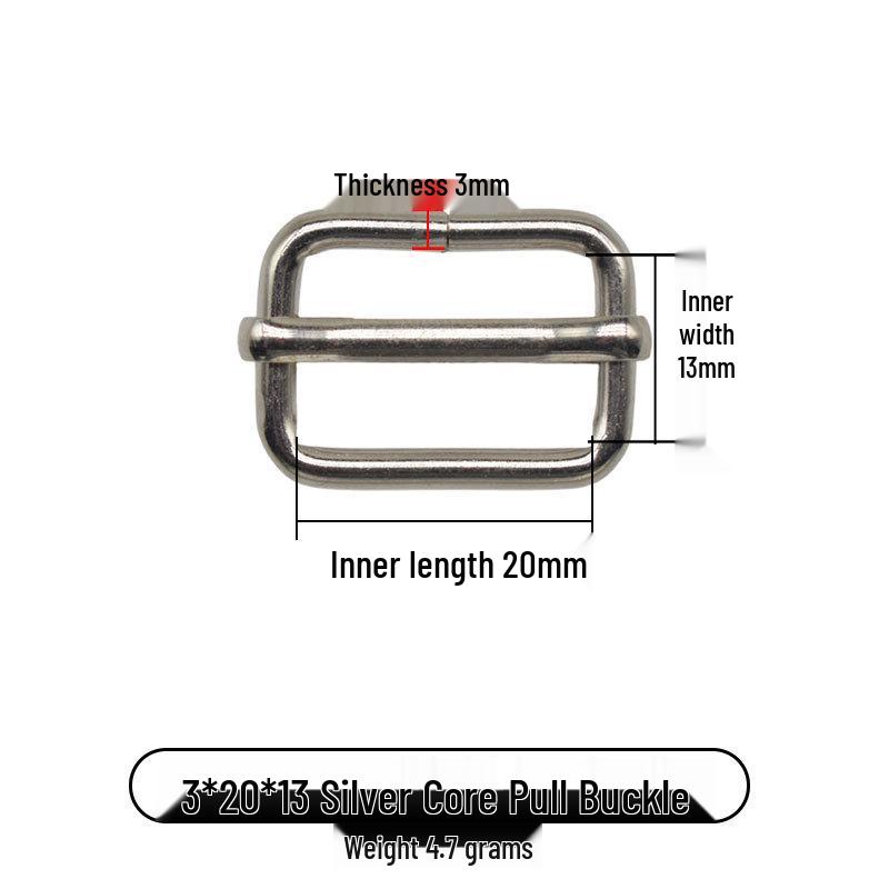 Iron Metal Square Buckles for Luggage Hardware Accessories