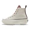 Converse Run Star Hike Tri-Panel Bequeme Vielseitige High-Top Canvas Schuhe Unisex Sneaker Orange Weiß 171122C