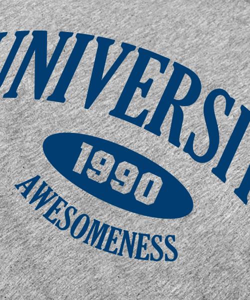 RANDOMOFF 1990University Sweatshirt [Gray]