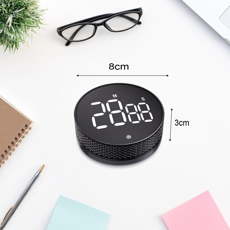 Digital Magnetic Kitchen Timer Manual Countdown Rotation Timer Mechanical Cooking Timer Cooking Shower Stopwatch