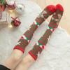 Soft Winter Microfiber Christmas Sleep Knee Socks