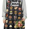 G2TUP Cooking Dishes Recipes Soup Apron With Pockets Je Cuisine Kitchen Gift Cooking Baking Chef Gift