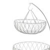 Creative 2-Tier Fruit Basket Bowl Storage Shelf Display Standing Multipurpose for