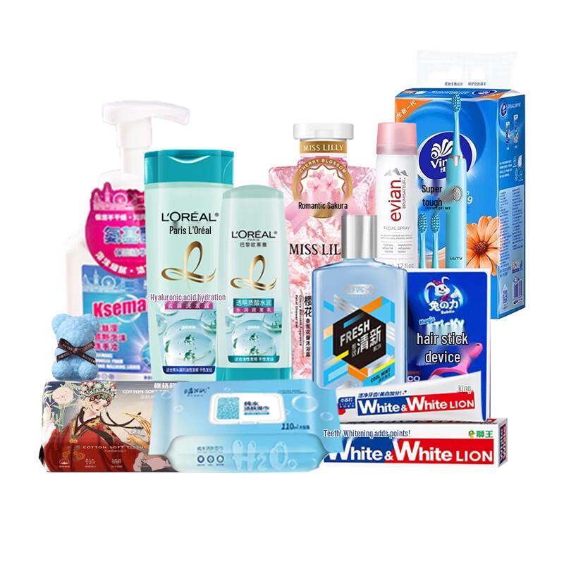 L Oréal Essential Oil Nourishing Hair Care 13-Piece Gift Set