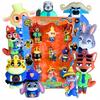 Figurki Zwierzogród Zootopia Zestaw Figurek 9 Szt. Gumowe Postacie Judy Nick