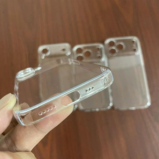 Ultra-Thin Transparent PC Case for iPhone 17 Pro Max - Full Coverage, Fine Hole Design, Fits iPhone 16