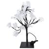 24LED Fiber Optic Tree Lamp USB Powered Simulation Flower Light for Household Decoration