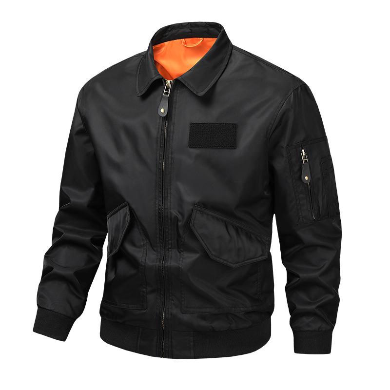 Spring and Autumn New Men's Casual Jacket Fashion Loose Loose Blouse Joker Jacket Men