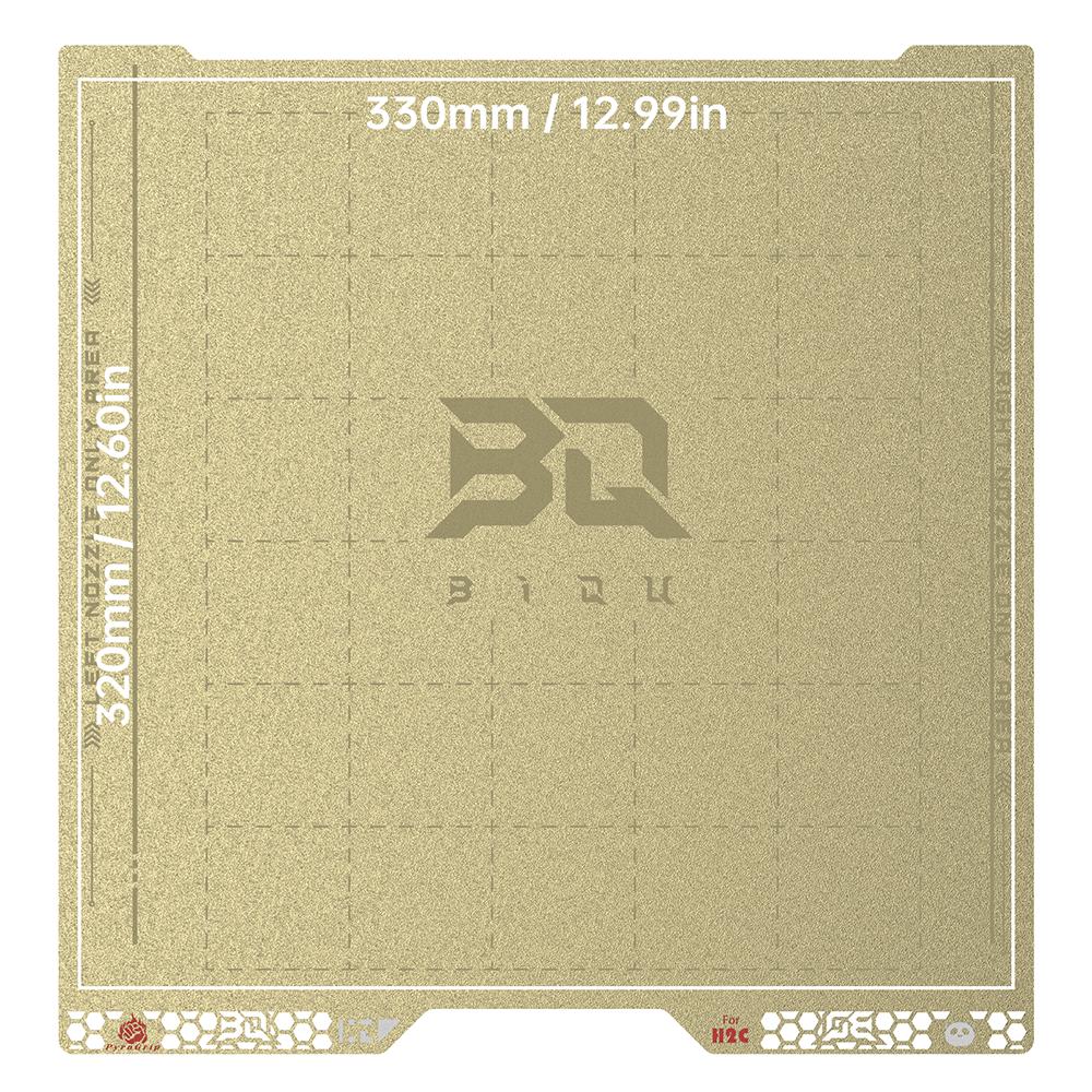BIGTREETECH Panda Bauplatte CryoGrip Pro Glacier Sheet Federstahl 3D-Drucker Teile Für Bambu Lab H2D H2S H2C 3D-Drucker