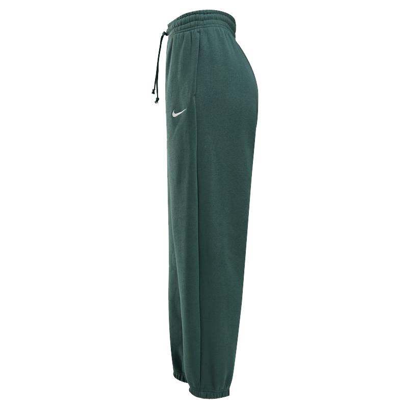 Nike Comfortable Versatile Casual Knitted Sports Pants Women Bottoms Dark-Green FZ5997-338