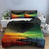 Multicolored gradient with dots. Bedding sets Duvet cover sets Duvet covers Pillowcases(1 * Duvet Cover 2 * Pillowcases without duvet insert)