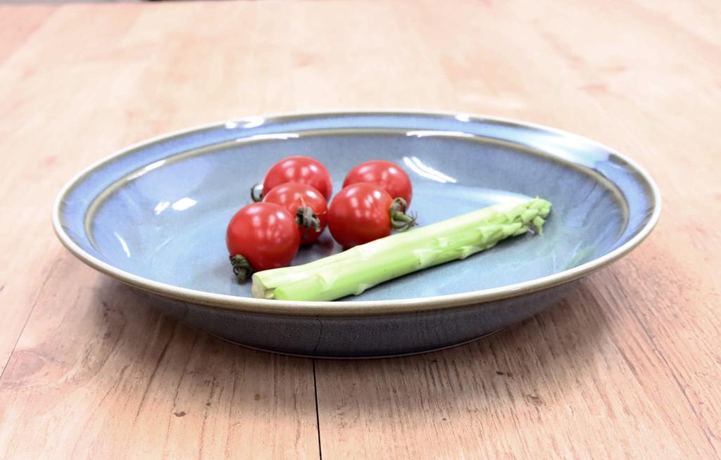 Castle Enterprise Instagrammable Plate Series [22cm Deep Plate] (Aurora Blue) Set of 6