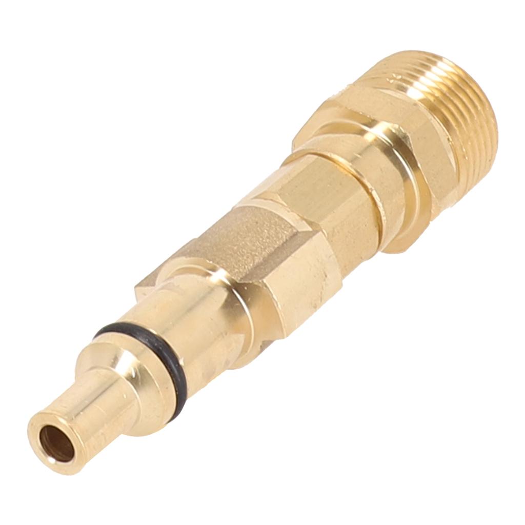M22 Male Thread Bayonet Adapter 6.4mm Brass Fitting for LAVOR High Pressure Cleaner and For Parkside Lance Compatibility