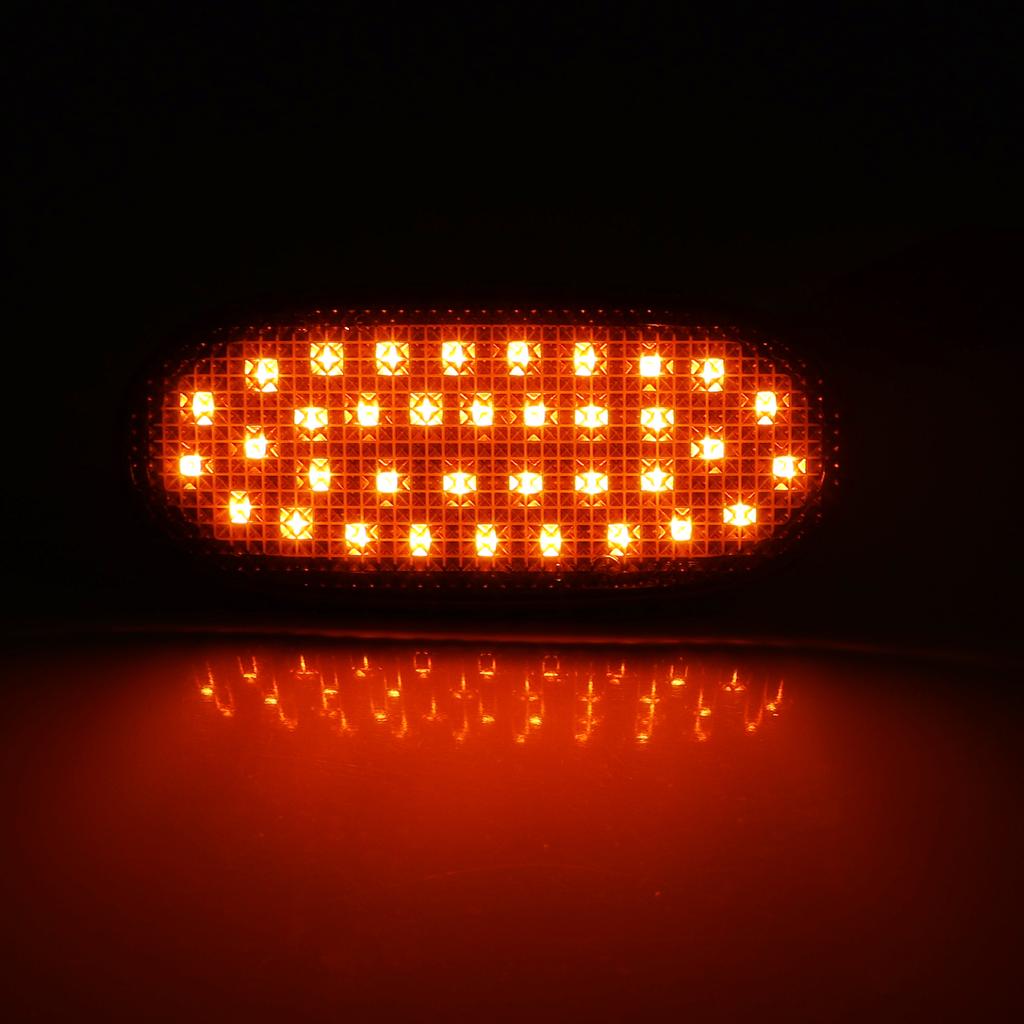 2Pcs For Benz Sprinter W906 2006-2018 VW Crafter 2006-2016 Clear & Smoked Lens LED Side Marker Lamp Amber Lights