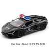 1:32 Revuelto SVJ63 Model Sports Cars Alloy Diecast Simulation Supercars Sound Light Doors Opened Pull Back for Kids Edutainmen