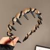 Women Headband Sparkling Rhinestones Decor Anti-slip Teeth Hair Hoop Versatile