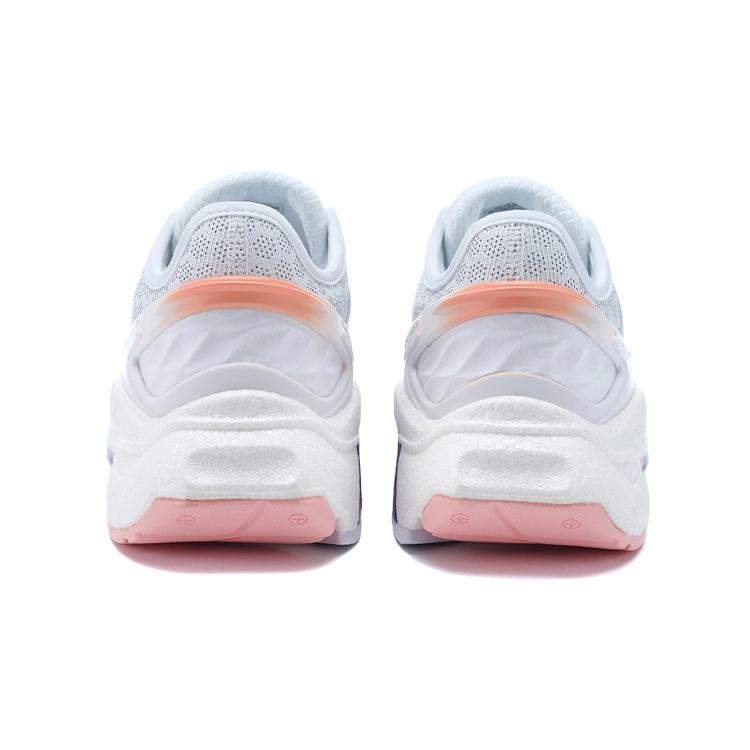 New LINING Furious Rider 5.0 Casual Shoes Women's Low Top Standard White/Light Iris Purple ARZR002-9