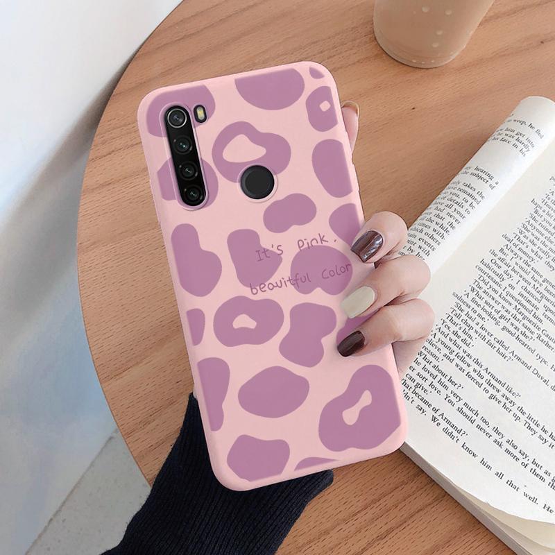Case For Redmi Note 8 8T Soft Silicone TPU Back Cover Case Protective Coque For Redmi Note8 Shell 8 T Leopard Painted Bumper