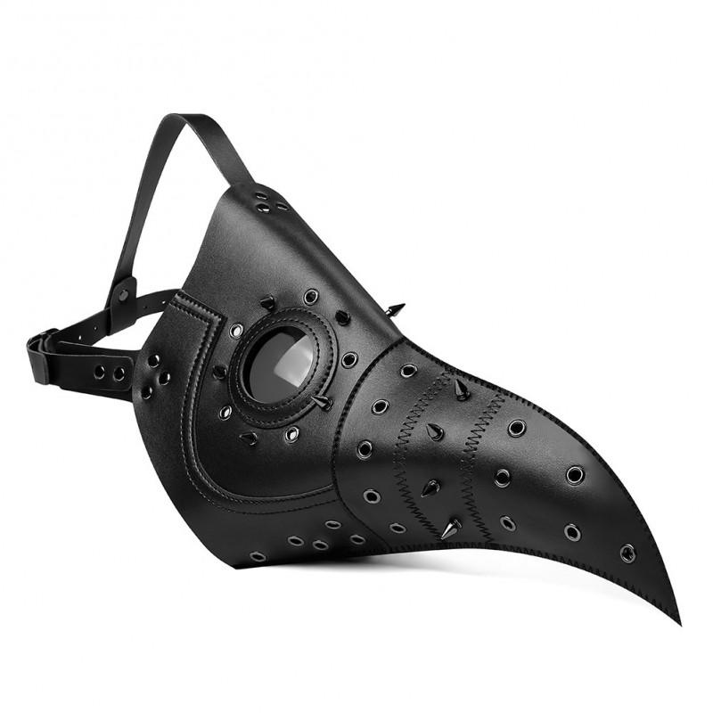 Halloween Punk Medieval Plague Doctor Bird Beak Mask Cosplay Costume Party Props