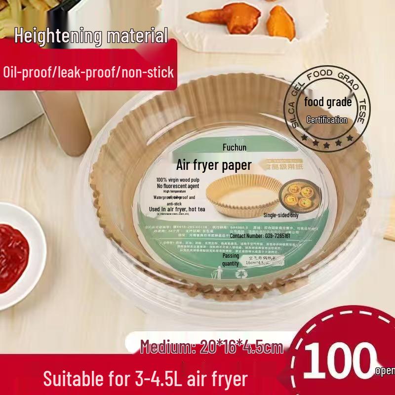 Nepromokavý silikonový papír do fritézy, podložka na pečení