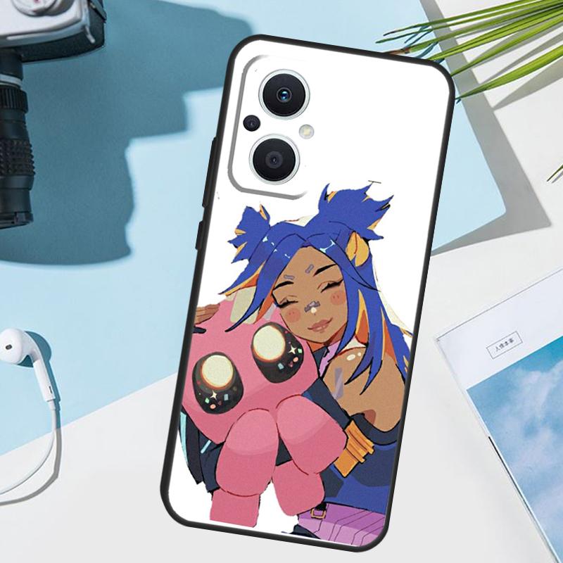 Cartoon Valorant Case For OPPO Reno 13 13F 12 11 F 8T 7 8 10 Pro OPPO Find X8 X6 Pro X3 X5 Lite Cover Funda