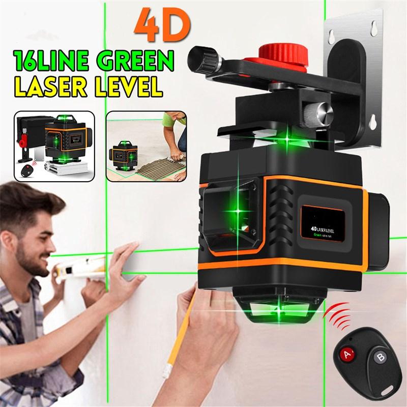 16 Line Laser Level grün Self Leveling 4d 360 ° Rotary Kreuz Messwerkzeug Remote 16 Line Laser Level grün Self Leveling 4d 360 ° Rotary Kreuz Messwerkzeug Remote