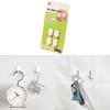 Hooks Adhesive Plastic Heavy Small Rectangle Tool For Home Bathroom Decoration