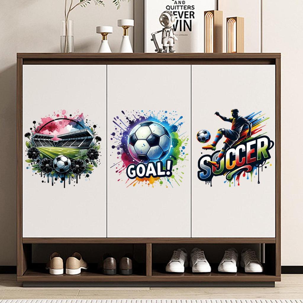 2026 World Cup Stickers: Football Fan Support Decorative Self-Adhesive Window Decals