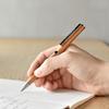 BALLPOINT PEN TWIST wooden ballpoint pen by Hacoa "SLIM 1.0mm" Twist-action +LUMBER (Cherry)