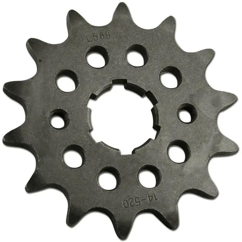 For Yamaha YZ250 YFM350X YFM125G TY350 YTZ250 IT400 YZ400 YZ490 WR500 DT250 SR250 XT250 RZ250 SR250 YFM350 520 Front Sprocket