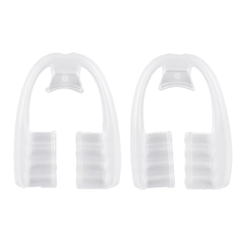 2Pcs Teeth Grinding Guard Sleep Mouthguard Splint Clenching Protector Tools